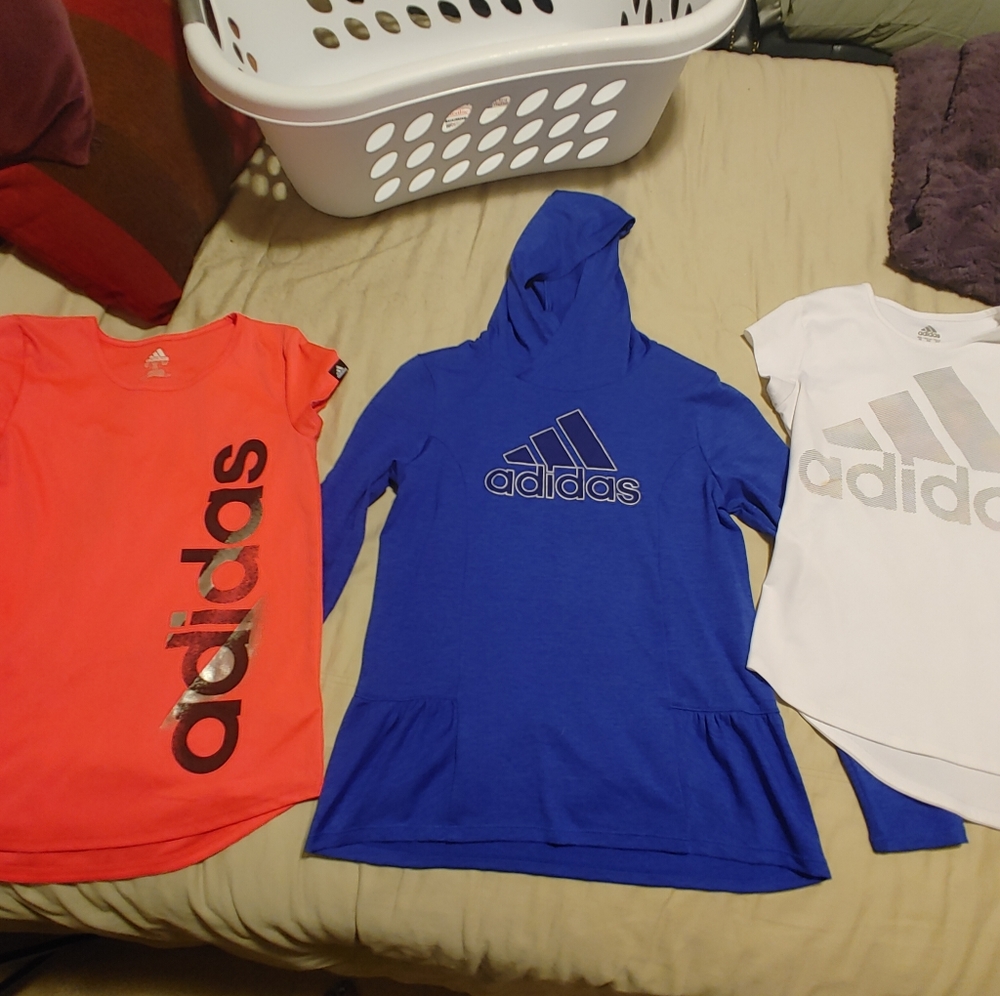 3 Adidas shirts